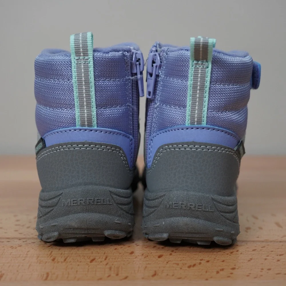 Merrell Boots Kids 11 Purple Polar Trekker Waterproof Weather Ready MK167859